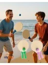 Racchettoni da spiaggia Ø24x38,5 cm con pallina