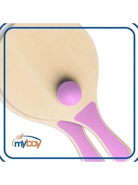 Racchettoni da spiaggia Ø24x38,5 cm con pallina