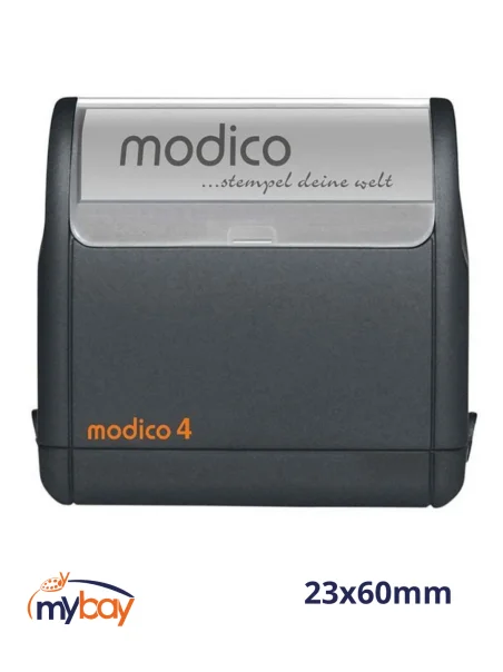 Timbro Modico 4 preinchiostrato 23x60 mm