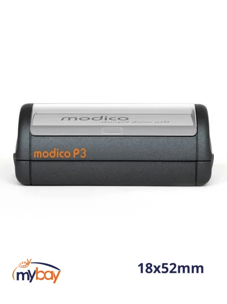 Timbro Modico P3 tascabile 18x52 mm – Stampabile con Broder Creator