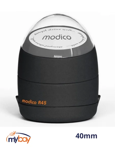Timbro Modico R45 preinchiostrato tondo nero diametro 40 mm