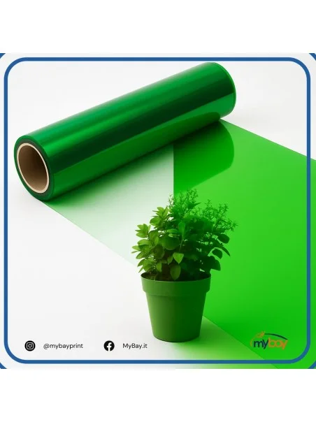 Vinile trasparente colorato 80µ – Altezza 61