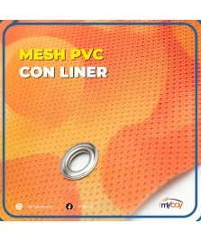 Mesh PVC microforato 400 g/m² – Bobina 50 m