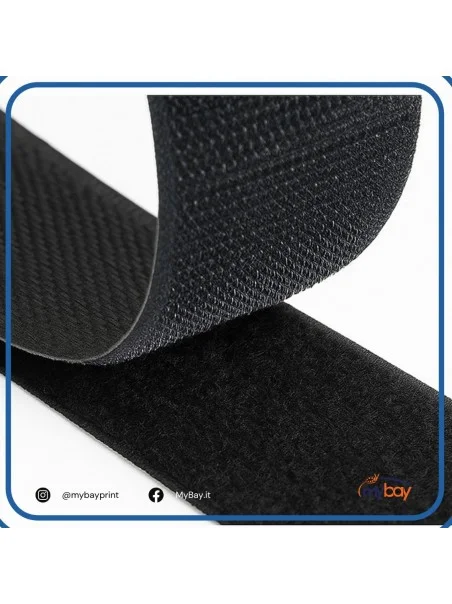 Velcro adesivo bianco 20 mm – 25 m (Hook & Loop A+B)