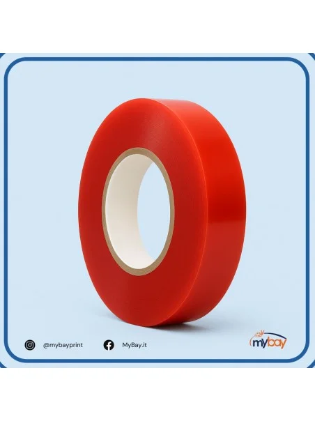 Nastro biadesivo per bordatura banner – Poliestere