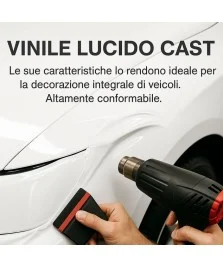 Vinile Bianco lucido Cast 137 - 50mt
