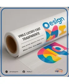 Vinile lucido Trasparente Cast 137/152 bob 50mt