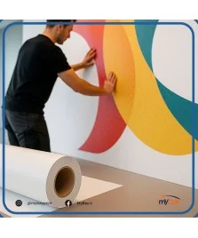 PVC monomerico bianco opaco rimovibile 106cm x 50 mt