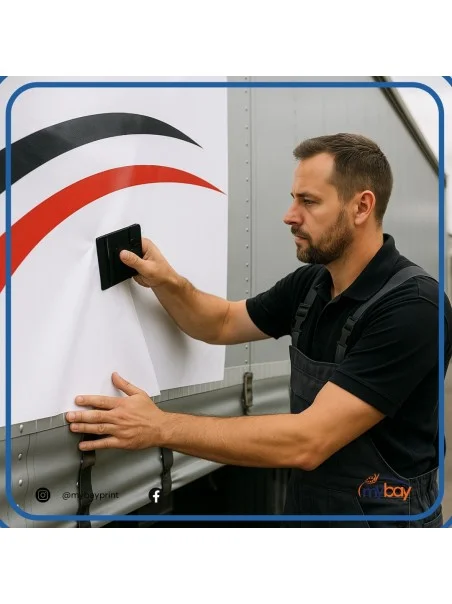 Vinile bianco polimerico coprente Airflow 110cm