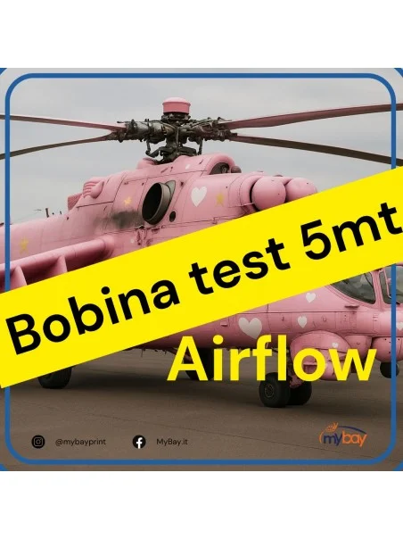 Vinile polimerico bianco Airflow coprente 5 mt h137 – Test