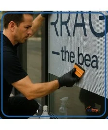 One Way Vinile Bianco Perforato - 137cm