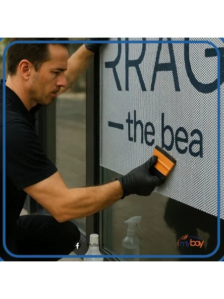 One Way Vinile Bianco Perforato - 137cm