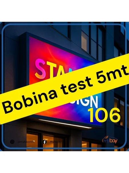 Bobina Test PVC Traslucente Polimerico 106cm 5mt