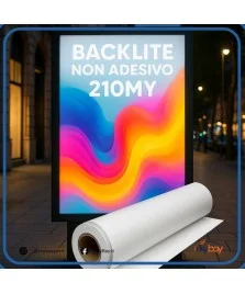 Supporto PET 210my non adesivo per stampe retroilluminate di alta qualità.