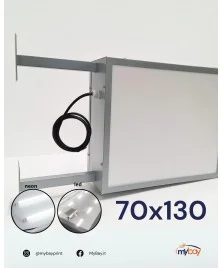 Insegna bifacciale 70 x 130