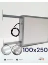 Insegna bifacciale rinforzata 100x250 cm