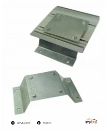 Staffe per insegna luminosa – Fissaggio a muro o palo, zincate rinforzate