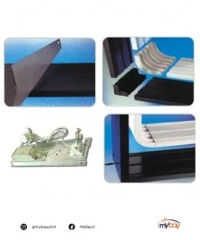 Sistema 4 in PVC nero