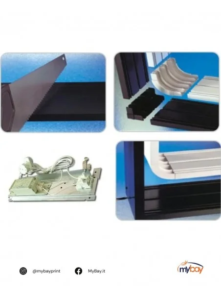 Sistema 4 in PVC nero