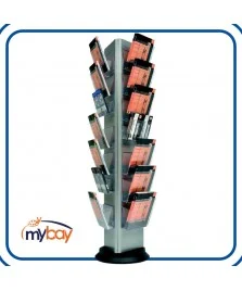 Trys Espositore girevole 3 lati A4