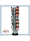 Trys Espositore girevole 3 lati A4