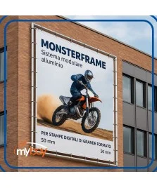 Cornice Monsterframe in alluminio