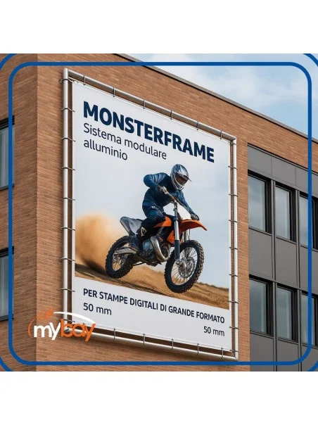 Cornice Monsterframe in alluminio