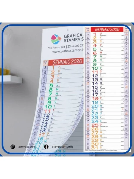 Calendario Olandese - Silhouette