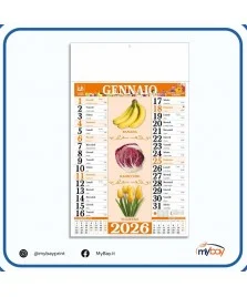 Calendario illustrato Orto e Giardino 2026 – 12 fogli