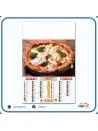 Calendario illustrato Pizza 2026 – 6 fogli 32x49,5 cm con testata personalizzabile