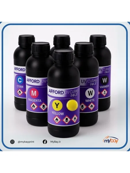inchiostro UV curable Afford, compatibile con testina Epson T-904