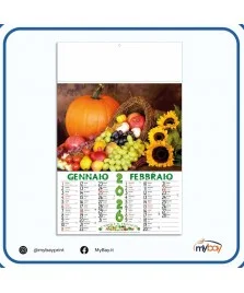 Calendario illustrato Frutta 2026 – 6 fogli