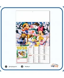 Calendario illustrato Mouse & Co – 6 fogli 32x49,5 cm con testata personalizzabile