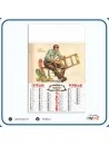 calendario illustrato antichi mestieri 6 fogli formato 32x49,5 cm