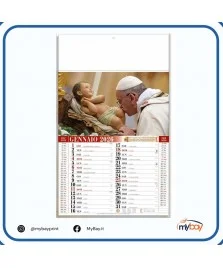 calendario illustrato papa francesco 2026 12 fogli formato 32x49,5 cm