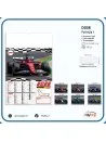 calendario racing formula 1 con testata personalizzabile 32x10 cm