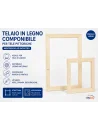 telaio in legno componibile per tele pittoriche