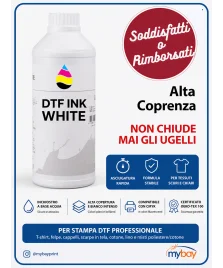 Inchiostro Bianco DTF a base acqua per stampa Direct to Film professionale