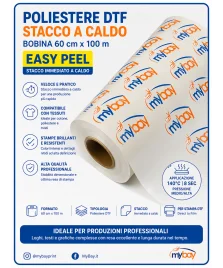 dtf easy peel stacco immediato