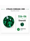 Strass coreani SS6-06 Emerald 2 mm confezione 72000 pezzi