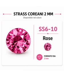 Strass coreani SS6-10 Rose da 2 mm, in stock con offerta su quotazione.