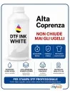 Flacone inchiostro DTF bianco da 1 litro per stampa tessile professionale