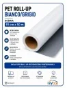 PET Roll-Up Bianco/Grigio 91 cm – 50 m