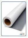PET bianco/grigio in bobina 91 cm x 50 m per roll-up professionali.