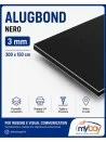 Alugbond 3 mm 300x150 NERO