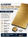 Alugbond Spazzolato Oro Rame