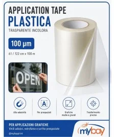 Application Tape Plastica 100 µm – Alta adesività