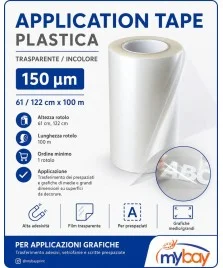 Application Tape Plastica 150 µm – Alta adesività