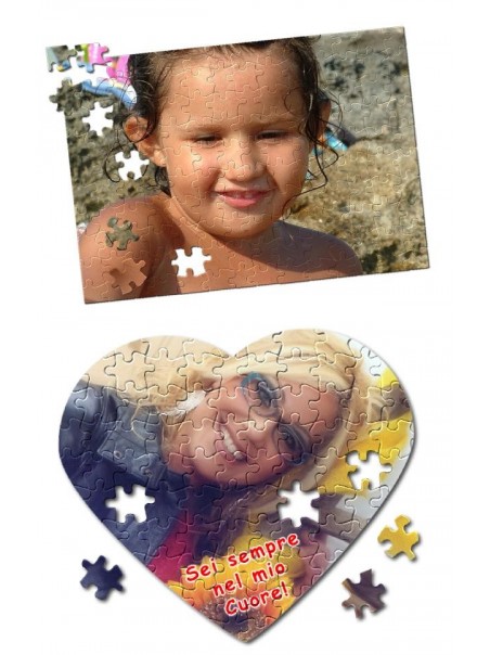 Puzzle personalizzabili in vari formati e forme