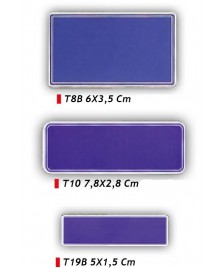 Targhetta rettangolare per premiazioni - Colore blu